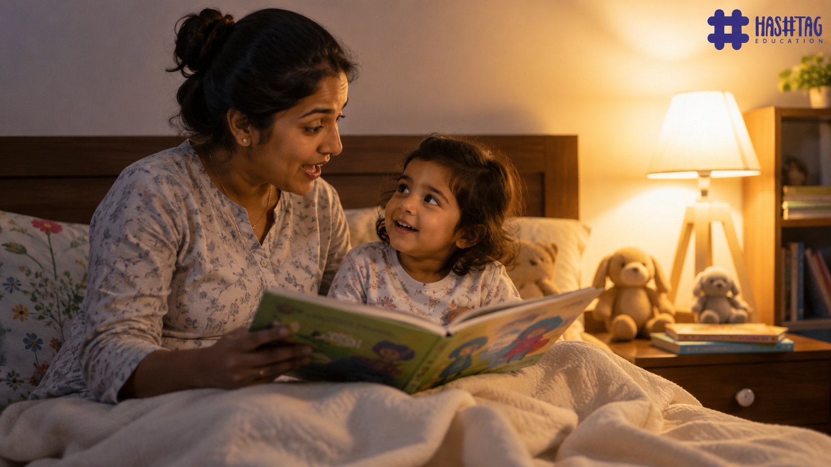 Storytelling Skills for Preschoolers child listening to a story and imagining characters at home